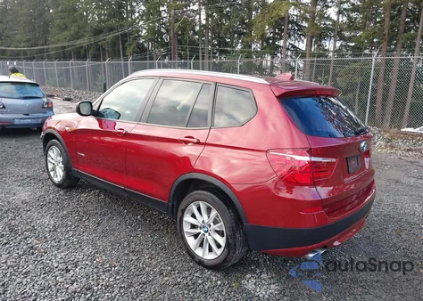 2014 BMW X3 xDrive28I z USA, uszkodzony, nr VIN 5UXWX9C53E0D39085
